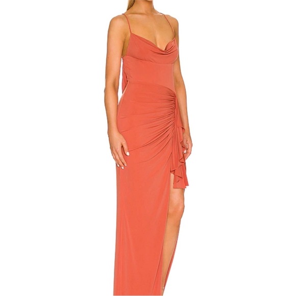 Katie May So Juicy Gown in Rust - Picture 3 of 3